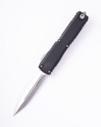 Microtech Ultratech Gen IV D/E Stonewash Standard Black