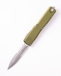 Microtech Ultratech Gen IV D/E Apocalyptic OD Green - Open
