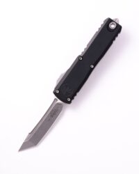 Microtech UTX-85 Gen IV Stonewash Black - Open