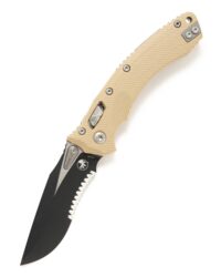 Microtech Amphibian RAM-LOK Fluted Tan - Open