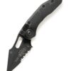 Microtech Stitch Tactical Partial Serrated - Open