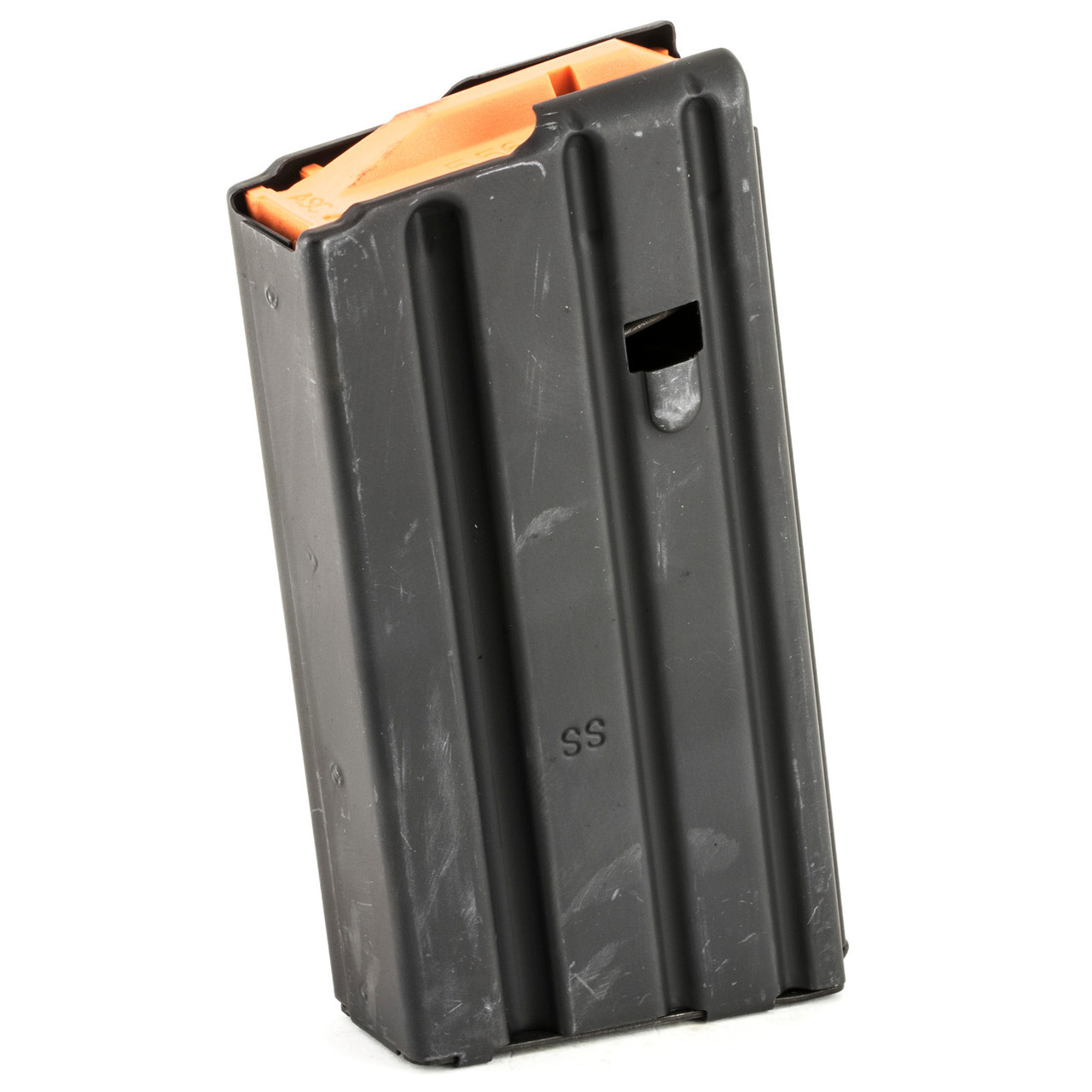 asc-ar-15-556-nato-1020-round-magazine-stainless-steel-black-w-black-follower__15453.1741289665.jpg ASC AR-15 .223 Rem Enhanced 10-round stainless steel magazine