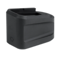 Strike Industries Алуминиево удължено дъно за пълнител за Glock 19 — Черен (+5 патрона)