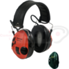 3M PELTOR SportTac Electronic Ear Defenders (Black/Red)