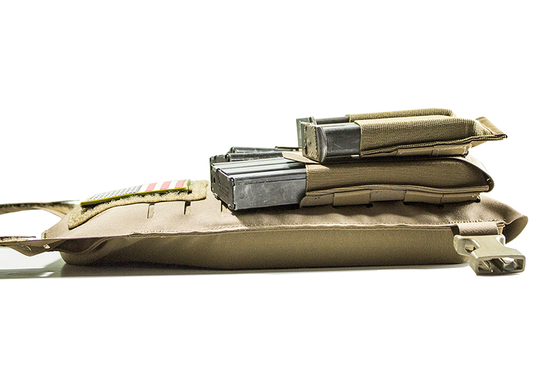 Blue Force Gear Ten-Speed Cummerbund Flap - Triple M4 - side view Blue Force Gear Ten-Speed Cummerbund Flap - Triple M4 - side view