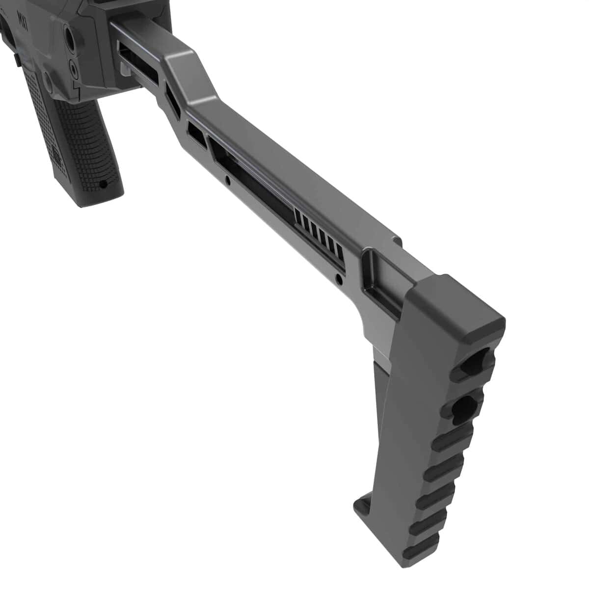 mx1-pstk-bk_black-polymer-stock_rearangleclose-left.jpg Meta Tactical MX-1 Conversion Kit for Glock - Polymer Stock - MX1-PSTK