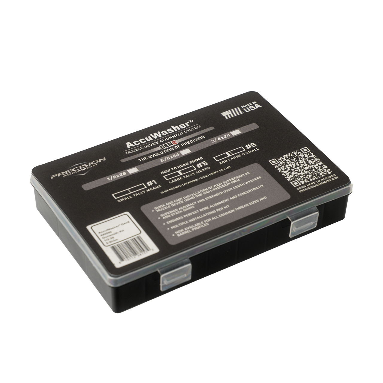 precision-armament-accuwasher-gen2-gunsmith-case-1280x1280-web__75586.1789826661.jpg Precision Armament AccuWasher Gen 2 System Gunsmith Kit - 10 Pack
