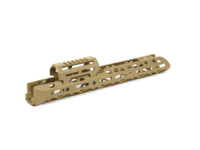 Kruk CRC 1U004A дълъг M-LOK хендгард с късо покритие на газова тръба за AK - Coyote Tan