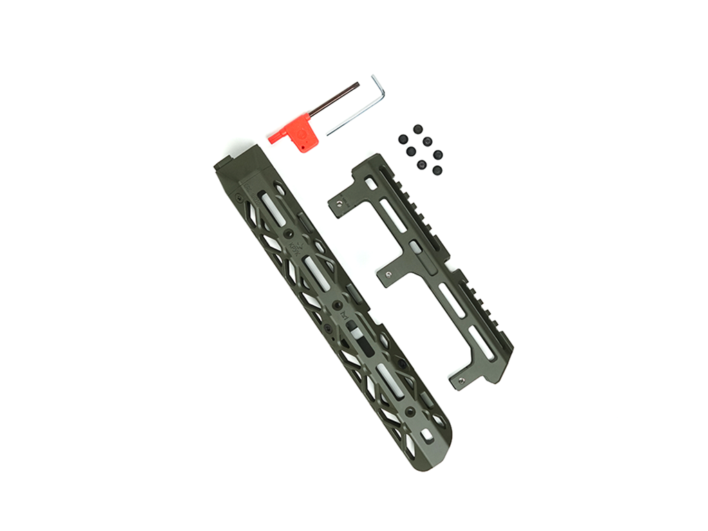kruk-crc-101309-4 Kruk CRC 1U020B среден M-LOK хендгард с дълго покритие на газовата тръба за AK